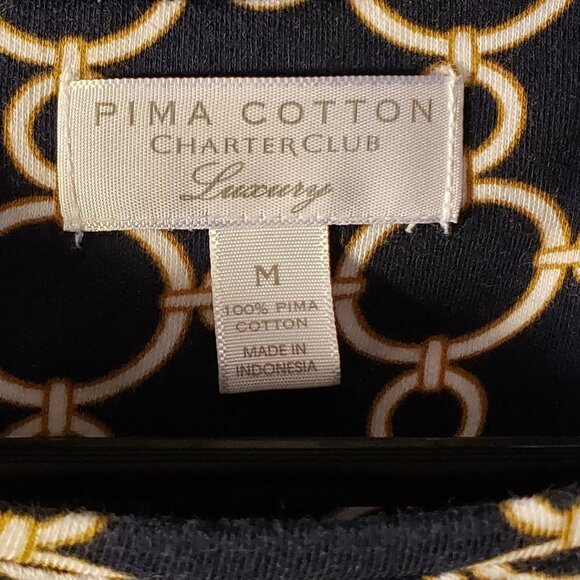 Ladies CHARTER CLUB Luxury Long Sleeve Boat Neck Jersey - M - Picture 4 of 4